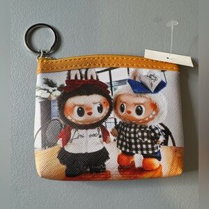Labubu zippered coin purse